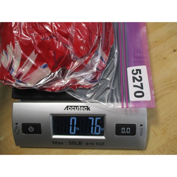 Express Red Floral Chiffon Long Sleeve Romper Surplice Wrap Tie Waist Womens M - Picture 14 of 14